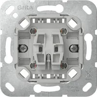 GIRA Kreuzschalter Einsatz 10 AX 250 V~ | LED-ready | Profi Elektroinstallation - Zuverlässiger GIRA Kreuzschalter Einsatz für präzise Licht- und Stromkreissteuerung. Mit schwimmender Schaltwippe und einfacher Montage für professionelle Elektroinstallationen. Hochwertige Markenqualität „Made in Germany“.