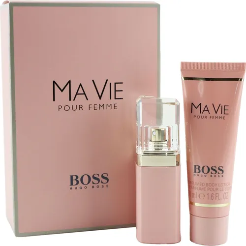 Hugo Boss BOSS Ma Vie Geschenkset für Damen - Damendüfte, perfektes Geschenkset mit Eau de Parfum und parfümierter Bodylotion für langanhaltenden Duft und verwöhnende Pflege.