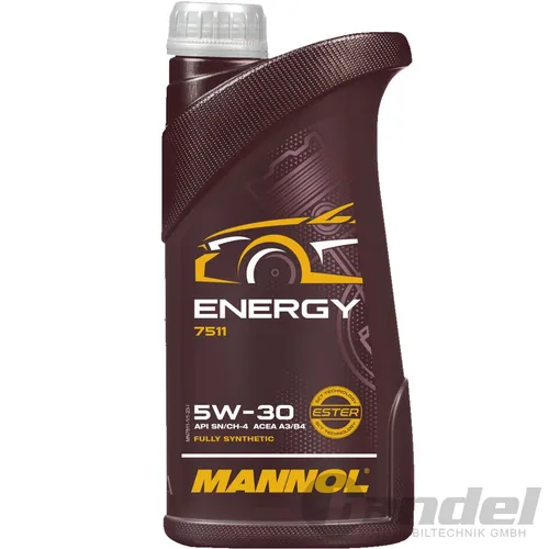 Sct-Mannol Motoröl Mannol Energy 5W-30 MN7511-5 - Hochleistungs-Motoröl für zuverlässige Schmierung und optimalen Schutz. Ideal für den professionellen Einsatz in modernen Motoren.