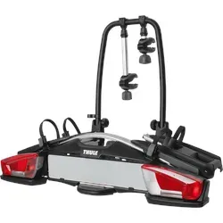 VeloCompact 924 - Fahrradträger für 2 Fahrräder, max. Zuladung 46 kg, leicht mit nur 14.4 kg Gewicht