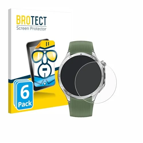 BROTECT (6 Stück Schutzfolie für OnePlus Watch 3 Displayschutz Folie Ultra-Klar