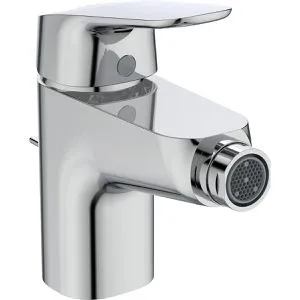 Ideal-Standard Ceraflex Bidet-Armatur, verchromt - Hochwertige Einhand-Bidetarmatur aus Messing mit schwenkbarem Kugelgelenkregler für präzise Wasserstrahl-Ausrichtung. Wassersparende CLICK-Technologie und einfache Montage mit EASY FIX.