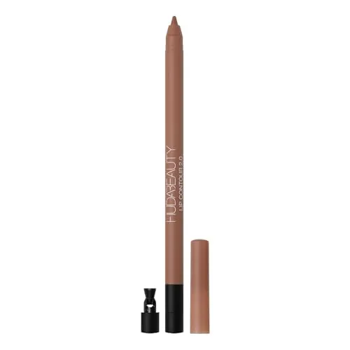 Huda Beauty Lip Contour 2.0 Konturstift Sandy Beige - 0,5 g - Lippenstift, präziser Lip Liner mit langanhaltender, satter Farbe für perfekt konturierte Lippen und ein pralleres Aussehen. Vegan und mit cremiger Textur für müheloses Auftragen.