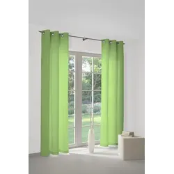 Wirth Vorhang SUNBONE (1 St), Ösen, verdunkelnd grün 132 cm x 245 cm