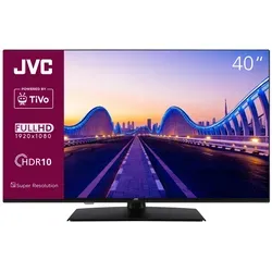 JVC Fernseher 40 Zoll Smart TV LT-40VF5355 - Full HD, HDR, Triple-Tuner, 6 Monate HD+ inklusive, atemberaubende Bilder und grenzenlose Unterhaltung
