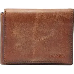 Fossil Derrick Herren Brieftasche aus 100% Leder - Herren-Geldbörse im Bifold-Design mit 9 Kreditkartenfächern und einem eleganten ID-Fenster aus hochwertigem Leder für stilvolle Männer.