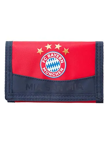 FC Bayern München Geldbeutel MIA SAN MIA in Rot - Stylischer Geldbeutel für Fans des FC Bayern München. Praktisch und kompakt, ideal für den täglichen Gebrauch und mit auffälligem Design.