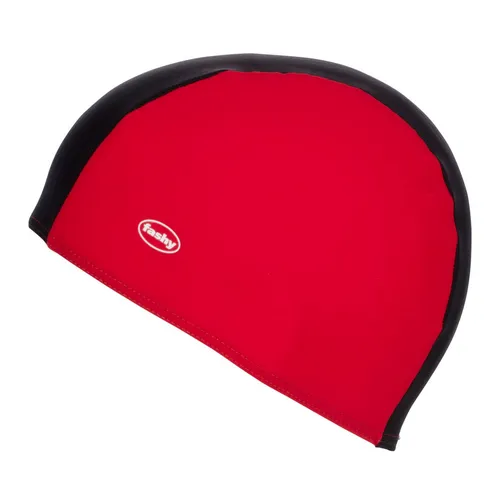 Fashy Badekappe Fashy - Badehaube Badekappe Sporthaube Damen Herren Rot Schwarz