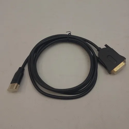 Amazon Basics DisplayPort-auf-DVI-Kabel, mit vergoldeten Anschlüssen, 1.8 m/6 Feet, Schwarz