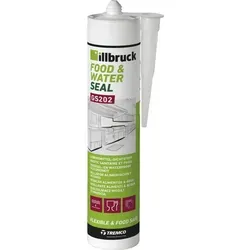 ILLBRUCK GS202 Lebensmittel Silikon 310ml schwarz - Hochwertiges Silikon in Schwarz, ideal für die Abdichtung und Versiegelung in der Lebensmittelverarbeitung. Praktische 310ml Kartusche für präzise Anwendungen.