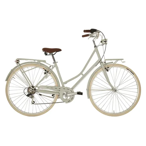 ANITAbyAlpina Retrofahrrad VIAGGIO 28 Zoll, grau - Stylisches Retrofahrrad VIAGGIO für Schule, Uni oder City-Fahrten. Mit elegantem Design und geschwungenem Rahmen ist es ein echter Blickfang und bietet hohen Fahrkomfort.
