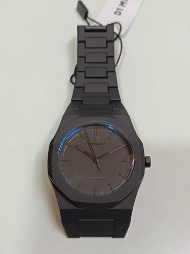 D1 Milano Polycarbon Herren Analog Uhr Schwarz (PCBJ10) - Armbanduhren für Herren mit sportlichem Stil, 40 mm Gehäuse aus langlebigem Polycarbonat und präzisem Quarzwerk – ideal für den täglichen Gebrauch.