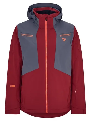Ziener Herren TAFAR Ski-Jacke | Atmungsaktive & wasserdichte Skijacke - Wattierte Herren Skijacke mit ZIENER AQUASHIELD Membran, atmungsaktiv und winddicht. Ideal für Skifahrer mit verstellbarer Kapuze und praktischen Taschen.