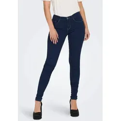 ONLY Skinny-fit-Jeans ONLRain Cry - Dunkelblau XS - Moderne Skinny-fit-Jeans in unifarbenem Design, ideal für vielseitige Outfits. Hoher Tragekomfort dank 1% Elasthan und perfekte Passform für einen schmeichelhaften Look.