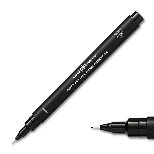 Pigmentliner PIN - 0,4 mm uni-ball 04200, schwarz