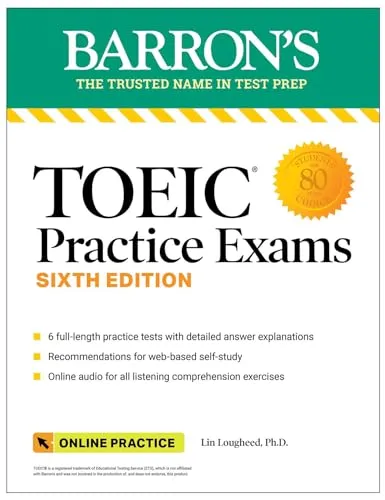 TOEIC Practice Exams: 6 Tests + Online Audio - Karrierestrategien: Bereiten Sie sich optimal mit 6 Praxisprüfungen und Online-Audio für den TOEIC-Test vor, um Ihre Karrierechancen zu steigern.