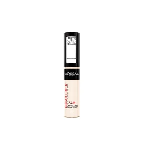 L'Oréal Paris Concealer zum Abdecken und Auffrischen, Für ein deckendes Finish und bis zu 16H Halt, Infaillible More Than Concealer, Farbe: 320 rose, 11 ml
