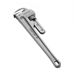 VEVOR Aluminium Gerade Rohrzange 18 Zoll - Robuste Rohrzange aus Aluminium mit einstellbarer Backenöffnung, ideal für enge Räume und vielseitige Anwendungen. Leicht und langlebig mit bequemem Griff.