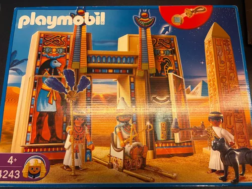 Playmobil 4243 Pharaonentempel Ägypten - Entdecke den beeindruckenden Pharaonentempel mit detailreichen Figuren und Accessoires. Ideal für kreative Rollenspiele und fördert die Fantasie von Kindern ab 5 Jahren.