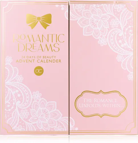 accentra Beauty Adventskalender "ROMANTIC DREAMS" - 24 Körperpflege und Accessoires, für eine abwechslungsreiche und gepflegte Adventszeit, rosa