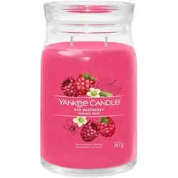 Yankee Candle Red Raspberry Duftkerze 567 g - Duftkerzen, erfrischender Obstduft mit langer Brenndauer für eine gemütliche Atmosphäre, ideal als Geschenk.