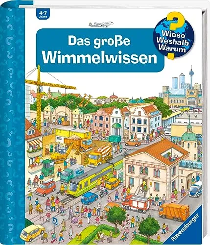 Wieso? Weshalb? Warum? Sonderband - Das große Wimmelwissen (Riesenbuch) - Kinderbuch mit interaktiven Wimmelbildern, fördert spielerisch die Neugier und Kreativität von Kindern.