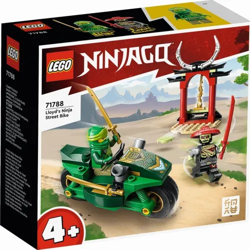LEGO NINJAGO Lloyds Ninja-Motorrad 71788 - Spielzeug für Anfänger ab 4 Jahren mit 2 Minifiguren und leicht zu bauendem Starter-Bauelement
