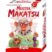 Meister Makatsu, Kartenspiel - Kartenspiel für 2-6 Spieler, ideal für Familienabende, fördert strategisches Denken und macht Spaß für Kinder ab 8 Jahren.