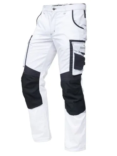 PUMA Workwear Precision X Arbeitshose für Herren - Premium Bundhose mit Verstärkungen - Arbeitshosen für Handwerk, Produktion und Baugewerbe, ausgestattet mit 6 Taschen, verstärkten Kniepartien und feuchtigkeitsabweisendem Mischgewebe für optimale Bewegungsfreiheit und Langlebigkeit.