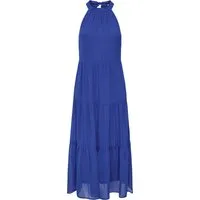 ONLY Female Kleid ONLPETRA - Langes, locker geschnittenes Kleid - Elegantes, lässiges Kleid aus 100% Polyester, ideal für entspannte Anlässe und vielseitig kombinierbar.