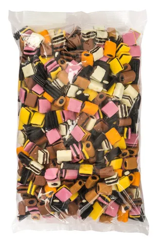 Haribo Lakritz Konfekt 3kg - Schwarzer Genuss - Fruchtgummis/Lakritze, unverwechselbarer Geschmack des beliebten Lakritz, ideal für echte Lakritzliebhaber.