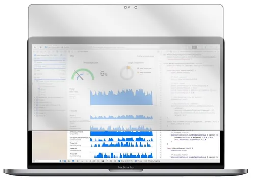 Schutzfolie für Apple MacBook Pro 13 Zoll 2018 Display Folie klar