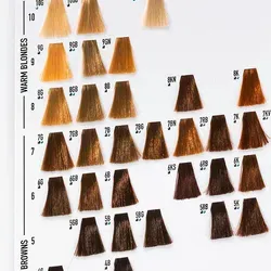 Goldwell Topchic Farbkarte - Haarschneider - Übersicht über Goldwell Topchic Permanent Haarfarben und Colorance, inklusive Highlift Matrix für präzise Farbwahl.