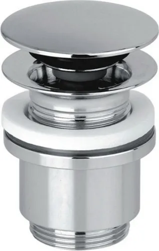 Ablaufventil für Waschbecken ohne Überlauf – Chromfinish - Hochwertiges Ablaufventil für Waschbecken ohne Überlauf in elegantem Chromfinish. Ideal für aufgesetzte Waschbecken, aus massivem Messing gefertigt. Für zuverlässige Funktionalität in jedem Badezimmer.