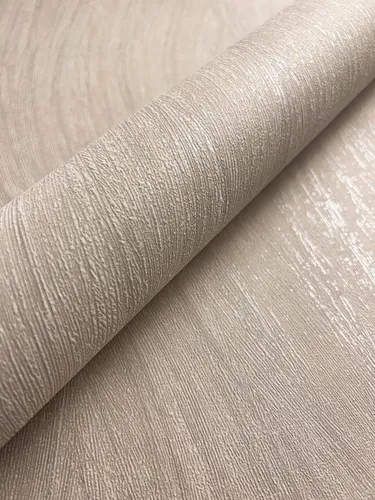 NEWROOM Tapete Beige Vliestapete Streifen - Modernes Design für Wohnzimmer und Schlafzimmer, inkl. Tapezier-Ratgeber für perfekte Ergebnisse