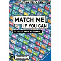 Ravensburger Match Me If You Can - Das Partyspiel mit High Five-Garantie - Gesellschaftsspiel mit 300 Fragen auf 150 Karten für abwechslungsreichen Spielspaß, ideal für jede Gelegenheit und Altersgruppe ab 8 Jahren.