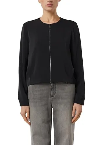 comma Jackenblazer schwarz 44 EU - Eleganter Jackenblazer in Schwarz, Größe 44. Ideal für den Alltag und besondere Anlässe. Pflegeleicht und komfortabel dank hochwertiger Materialien.