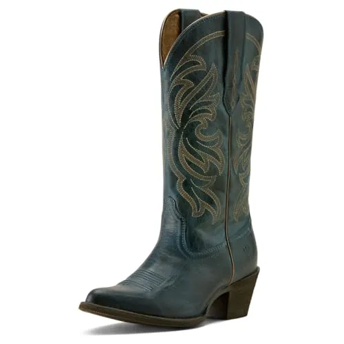 Ariat Heritage J Toe Westernstiefel für Damen, Fresh Denim, 38 EU