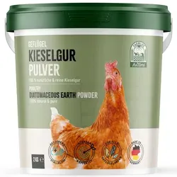 AniForte Kieselgur für Hühner 2 kg – 100% natürliches Kieselgurpulver mit Zerstäuber - AniForte Kieselgur für Hühner: 100% natürliches Pulver aus fossilen Algen. Effektive Feuchtigkeitsbindung für ein angenehmes Stallklima. Einfach zu verwenden mit beiliegendem Zerstäuber.