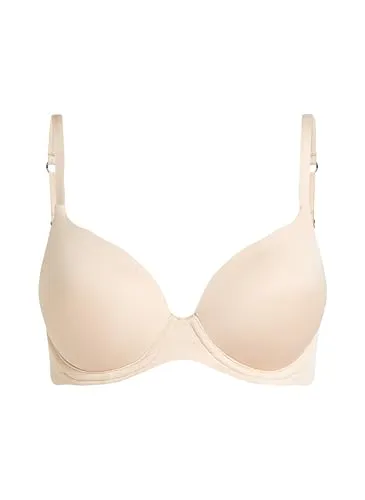 Hunkemöller Damen Bügel-BH Super Soft A85, Tan - Bequemer, vorgeformter Bügel-BH mit nahtlosen Cups für perfekten Tragekomfort. Ideal unter enganliegender Kleidung, bietet er eine schöne Silhouette und ist auch in großen Cup-Größen erhältlich.