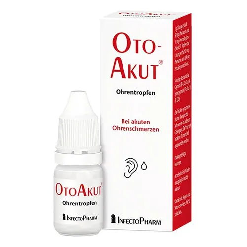 Otoakut 50 mg/g + 10 mg/g Ohrentropfen L 10 g