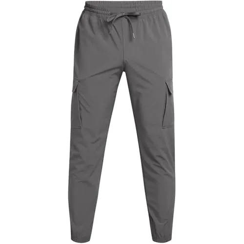Under Armour Vibe Woven Cargo Pants - Herren Cargo-Hose in Castlerock Black M - Modische Hosen für Männer, wasserabweisend und atmungsaktiv dank UA Storm-Technologie, ideal für sportliche Aktivitäten und unterwegs.