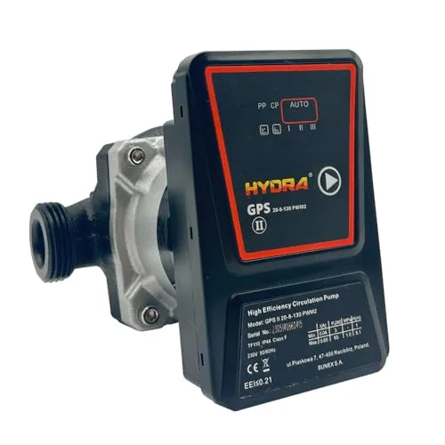 Hocheffizienz-Solarpumpe Hydra GPS II PWM2 – 1" Umwälzpumpe für Solarthermie - Hocheffizienz-Solarpumpe mit Permanentmagnet-Motor und stufenloser Drehzahlregelung. Ideal für Heizwasser und Glykollösungen. Einfache Montage dank klarer Anschlüsse und 1" Gewinde.