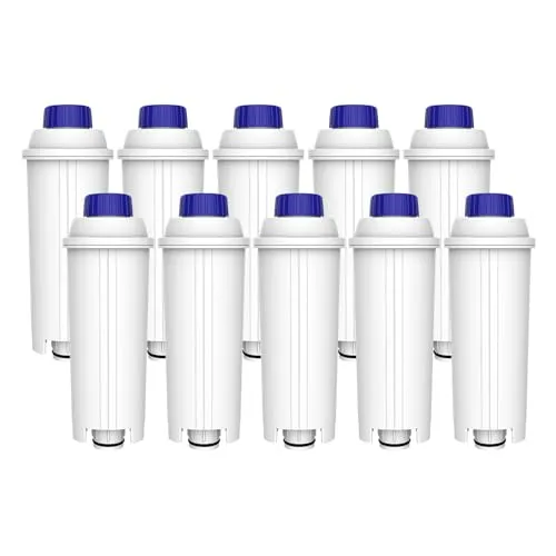 Waterdrop TÜV SÜD Zertifizierte Kaffee Filter, Kompatibel mit DeLonghi DLSC002 9310926 SER3017 5513292811 und Verschiedener Modelle von ECAM, ESAM, ETAM (10)