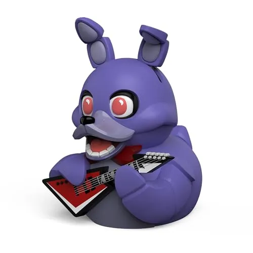 TUBBZ Erstausgabe: Five Nights at Freddy's - Bonnie Cosplaying-Gummiente - Action- & Spielfiguren, einzigartige Bonnie-Gummiente im Chibi-Stil, perfekt für Sammler und Fans des Horrorspiels.