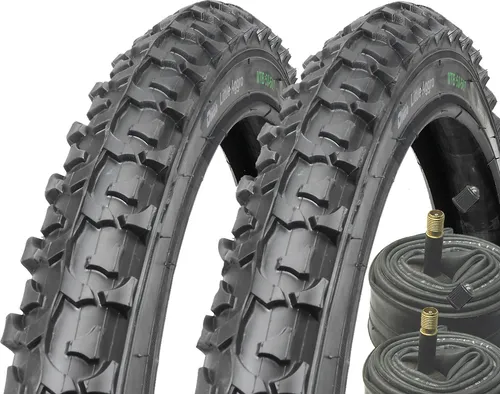 2x 24 Zoll Little Aggro Mountainbike Reifen mit Schläuchen - Schwarz - Paar Black Dingo Little Aggro Reifen 24'' inkl. 2 Schläuche. Robuste Konstruktion für optimalen Grip auf der Straße und im Gelände. Ideal für Mountainbiker, die auf Vielseitigkeit und Zuverlässigkeit setzen.