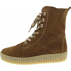Gabor 73734-14 Schnürstiefel in Braun - Trendige Schnürstiefel mit flexiblem Laufsohle und hochwertiger Verarbeitung. Ideal für lose Einlagen und hohen Tragekomfort. Perfekt für jeden Anlass.