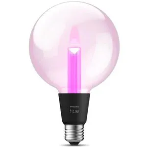 Hue Lightguide G125 E27 Globe Bulb - 1-Pack - LED-Lampe mit 16 Millionen Farben, dimmbar und steuerbar über Smart Devices, ideal für stimmungsvolle Beleuchtung und bis zu 25.000 Stunden Lebensdauer.