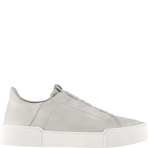 Högl Leder Sneaker in Hellblau - Modischer Freizeit Sneaker aus hochwertigem Leder mit 4 cm Plateauabsatz, ideal für einen stylishen Look und höchsten Tragekomfort.