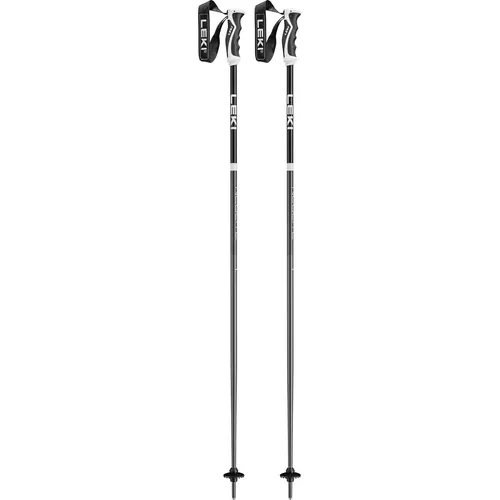 Leki Skistöcke Neolite GRAU-SCHWARZ 130 cm - Skistöcke in GRAU-SCHWARZ, 130 cm lang, leicht und stabil für optimalen Halt auf der Piste.